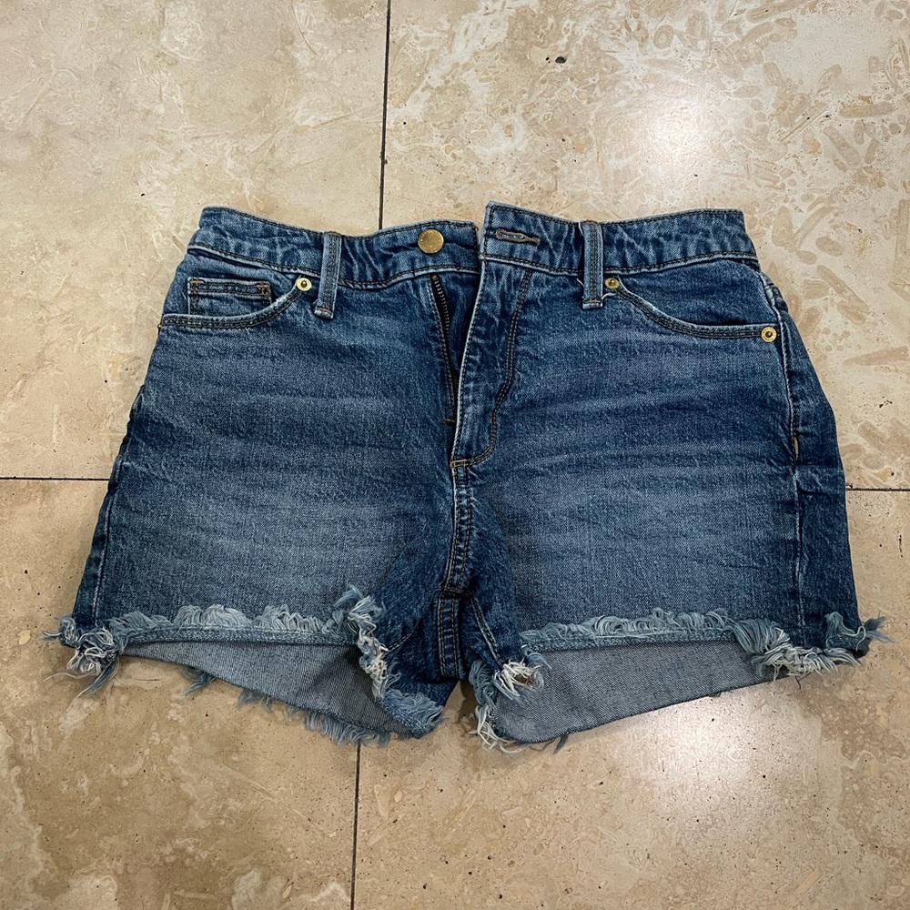 Universal Thread Blue Frayed Jean Shorts